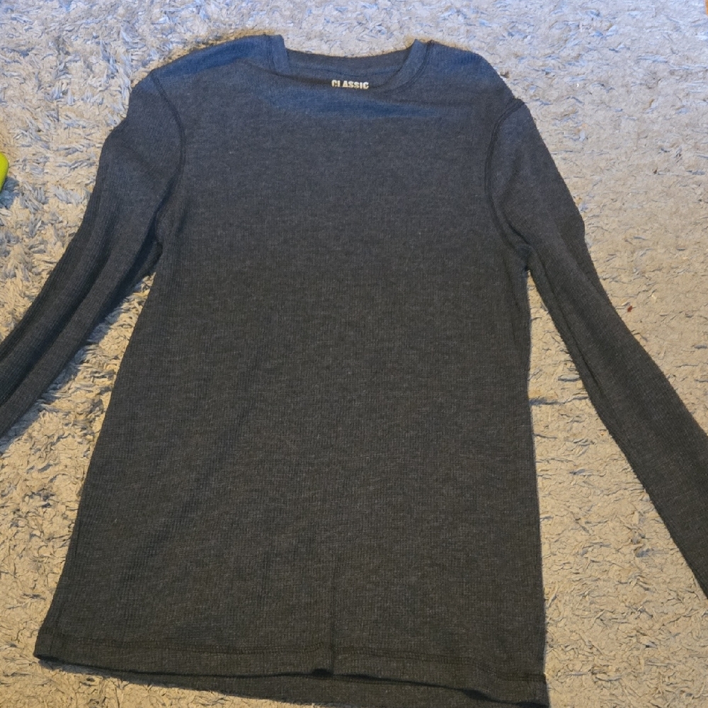 Old Navy Dark Gray Classic Crew Neck Mens Small Thermal